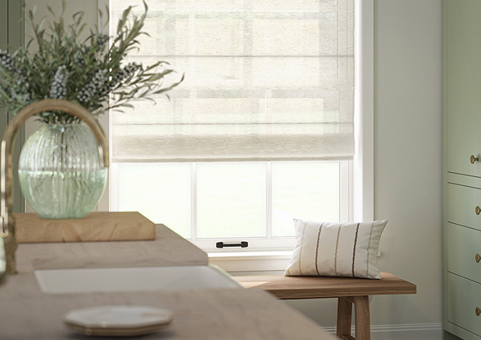 Siwa Voile, Papyrus - Roman Blind - Image 5